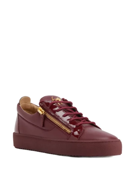 Bőr sneaker Giuseppe Zanotti Frankie piros