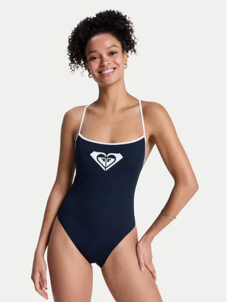 Roxy Бански костюм The Retro Essentials черен