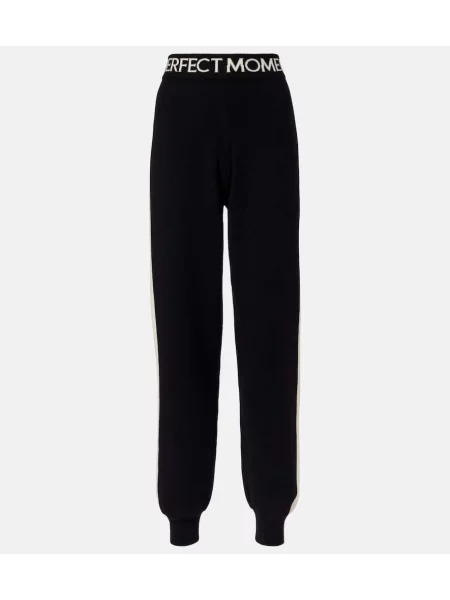 Volnene športne hlače Perfect Moment črna