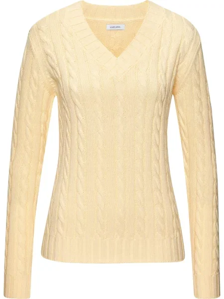 LASCANA Pulover pastel galben