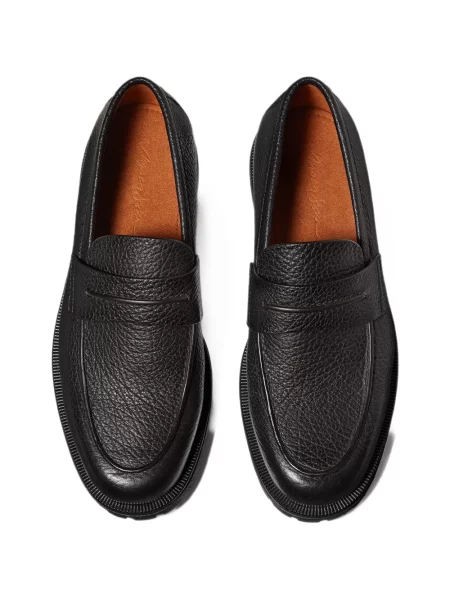 Pantofi loafer Zegna din piele negru
