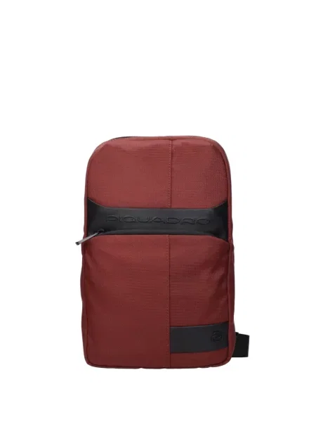 Geantă crossbody Piquadro din piele roșu