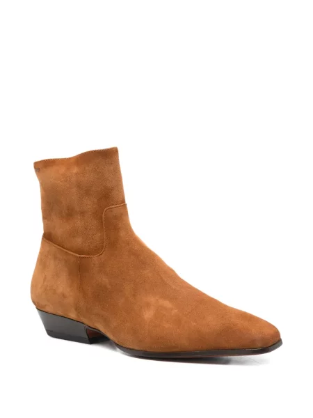 Botine Alexander Hotto din piele de căprioară maro