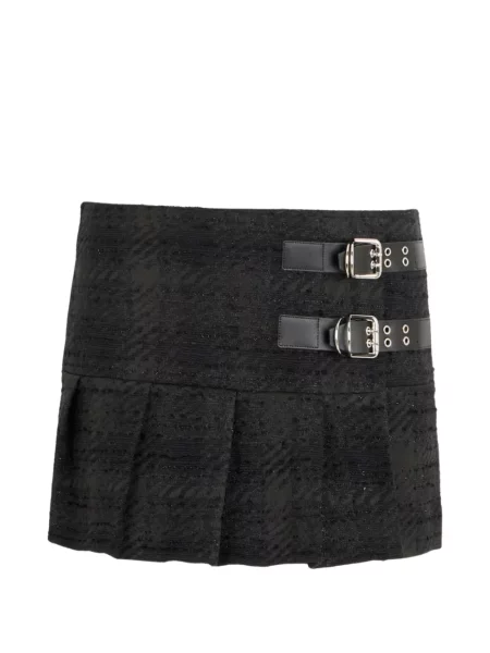Fusta mini John Richmond cu cataramă negru