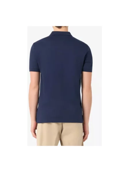 Koszulka polo Trussardi ze stretchu niebieska