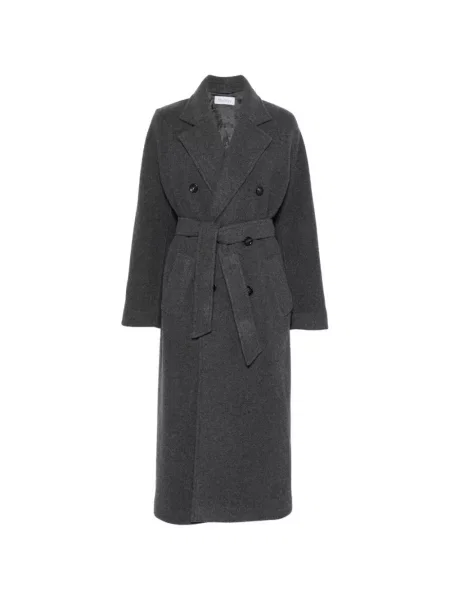 Palton Max Mara din jerseu gri