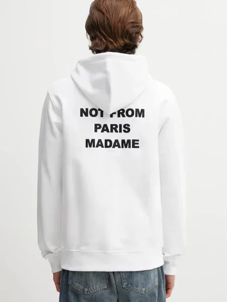 Dukserica Drôle de Monsieur Le Hoodie Slogan bijela