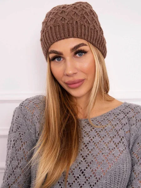 Șapcă Kesi din fleece maro