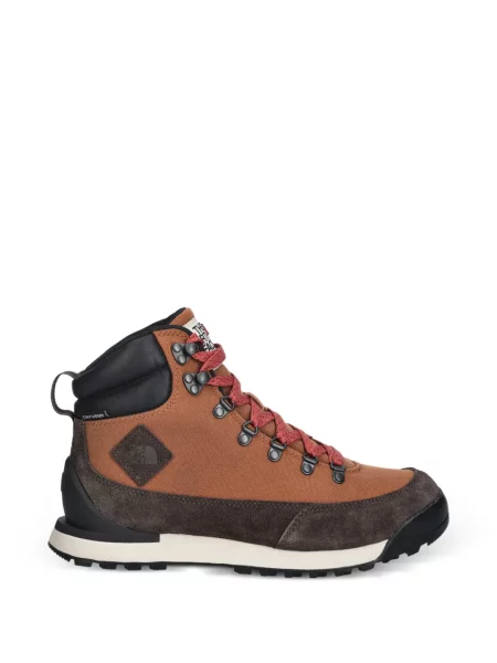 Čizmice The North Face s vezicama s čipkom smeđa