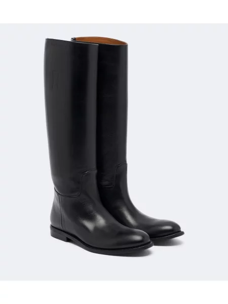 Cizme Acne Studios din piele negru