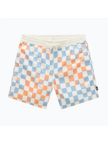 Kraťasy Vans Primary Checkboard Elastic Boardshort bílé