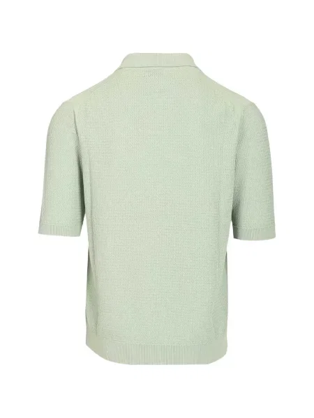 Tricou Ballantyne tricotate verde