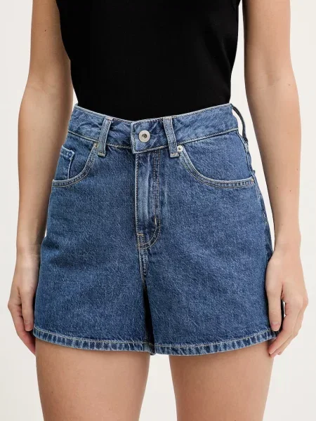 Karl Lagerfeld Jeans pantaloni scurți jeans albastru