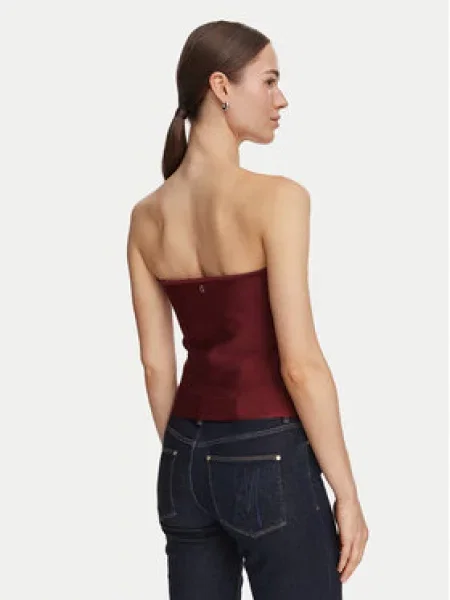 Guess Top Bordo rdeča