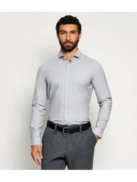 BOSS BLACK Cămașă | stretch negru