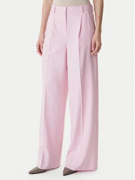 Marella Spodnie palazzo Wide Leg różowy