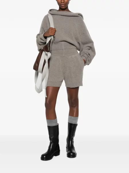 Hanorac cu glugă Rick Owens gri