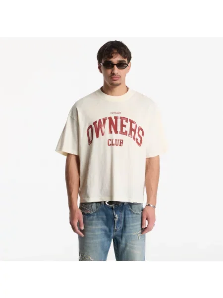 Represent tricou din Owners cu imprimeu bej