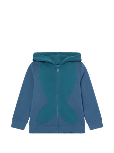 Bluza z kapturem dziecięca Stella Mccartney niebieska