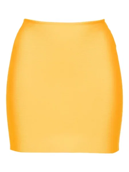 Fusta mini Herve L. Leroux galben