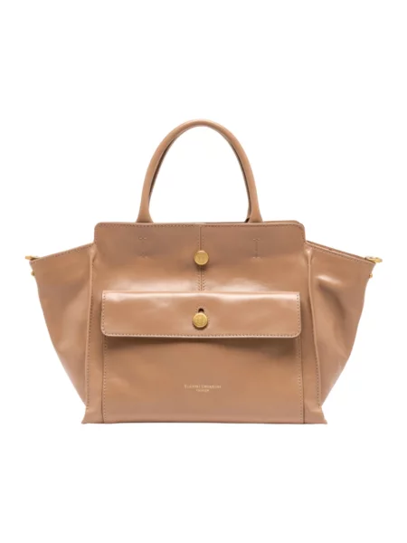 Shopperka Gianni Chiarini skórzana beżowa