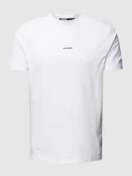 T-shirt z nadrukiem z logo Karl Lagerfeld biała