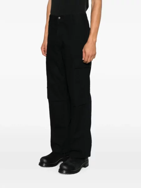 Pantaloni cargo Carhartt Wip cu strasuri negru