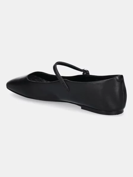 Kožené baleríny Steve Madden Maple černá