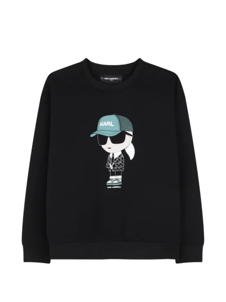 Bluza dziecięca Karl Lagerfeld czarna