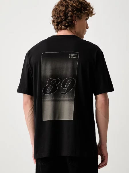 G-Star T-shirt Back gr relaxed r t czarna