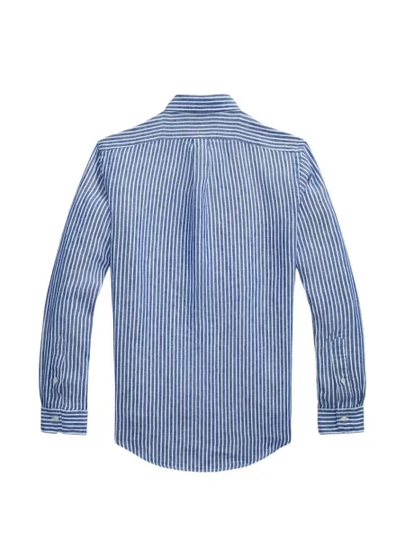 Matlasat tricou polo Polo Ralph Lauren cu decolteu rotund cu autograf roșu