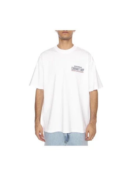 Carhartt WIP S/S Arcan T-Shirt Mężczyźni Koszulki Carhartt WIP Size: M biały