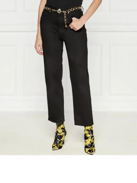 Just Cavalli Farmer | Mom Fit fekete