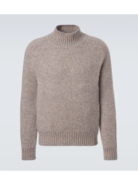 Pulover Brioni de mătase bej