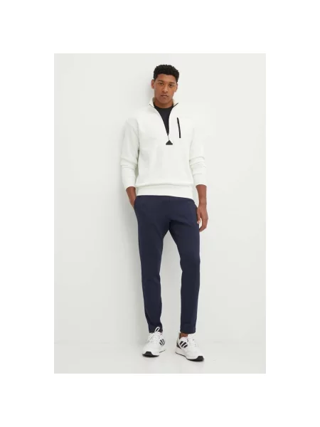 Emporio Armani t-shirt granatowy z aplikacją niebieska