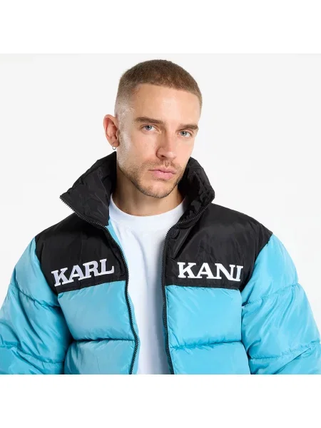 Яке Karl Kani Retro Essential Puffer Jacket Blue XL синьо
