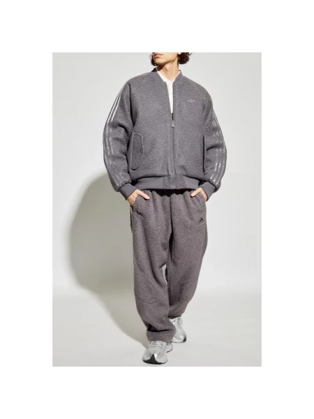 Kurtka bomber Adidas Originals szary