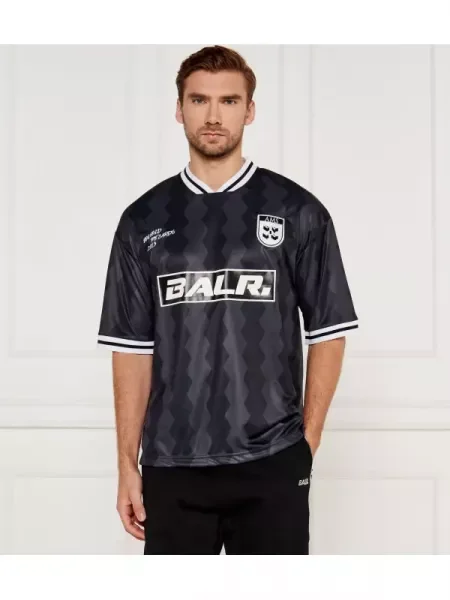 BALR. Tricou The Club Box Fit Jersey gri