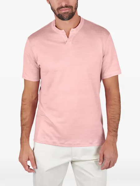 Tricou Paul & Shark din jerseu roz