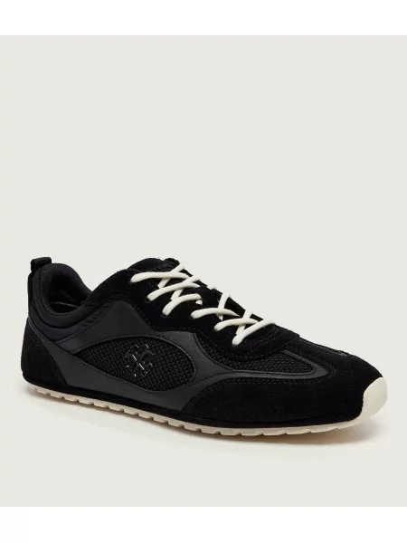 TORY BURCH Sneakers Field | piele întoarsă negru