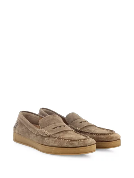 Pantofi loafer Mono din piele de căprioară maro