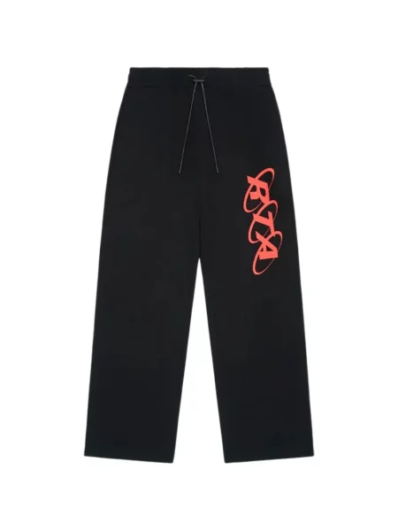 Pantaloni Rta cu imagine alergare negru