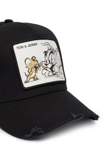Capslab baseball sapka x Tom & Jerry nyomott mintás fekete