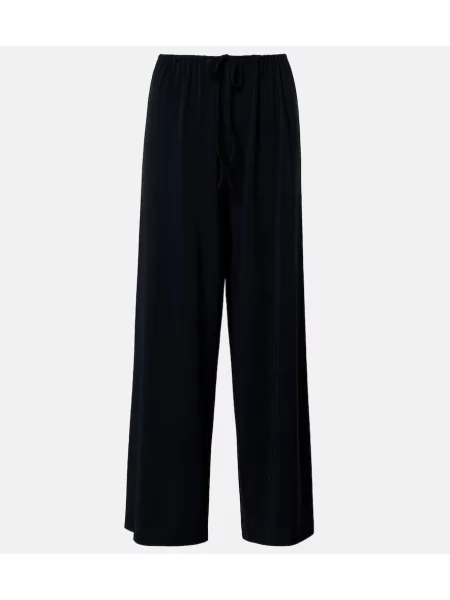 Pantaloni Eres din jerseu negru