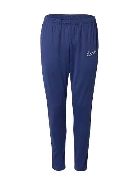 NIKE Pantaloni sport Academy bleumarin alb