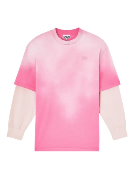 Tricou Ganni roz