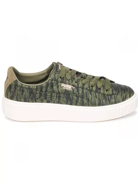 Tenisky Puma Platform na platforme zelená