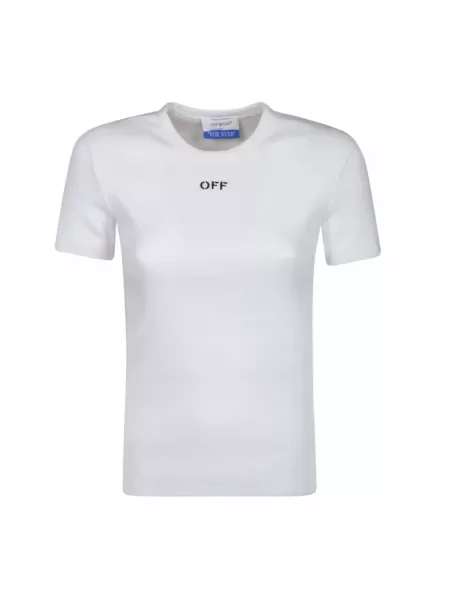 Top Off-white z logo biały