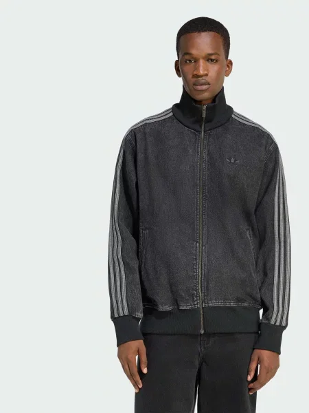 Джинсовая куртка Adidas черная