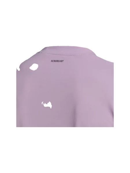 Tricou Adidas cu dungi tenis violet